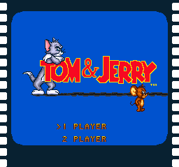 Tom & Jerry (Europe) Title Screen